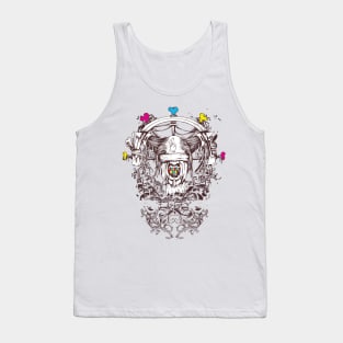 CMY Warning Tank Top